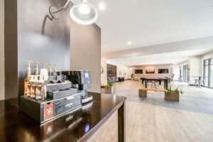 Resident clubhouse with coffee bar