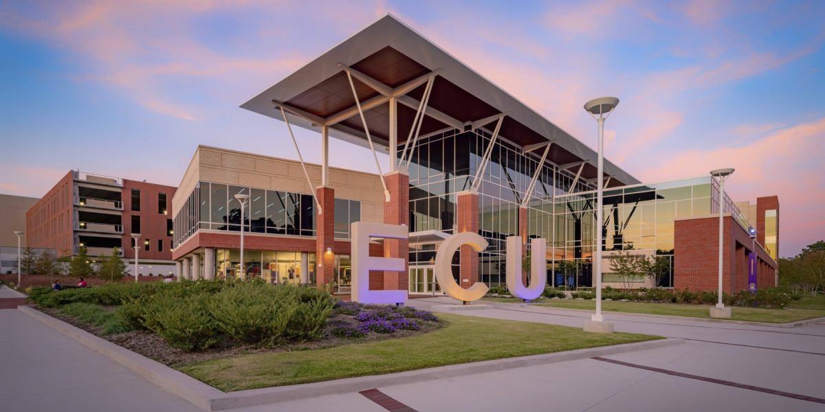 Exterior view of East Carolina University